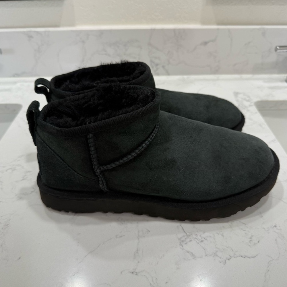 Ugg black ultra mini